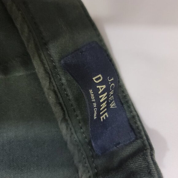 J. Crew Olive Green Dannie Women's Stretch Pant's w/ Zipper | Size 6 - Picture 4 of 9